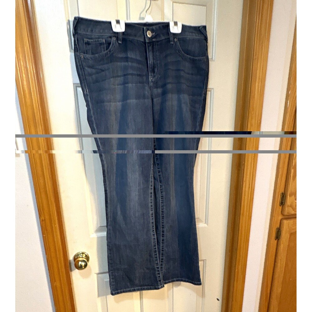 maurices Women’s Bootcut Jeans Size 16 Blue Denim Stretch 5-Pocket
